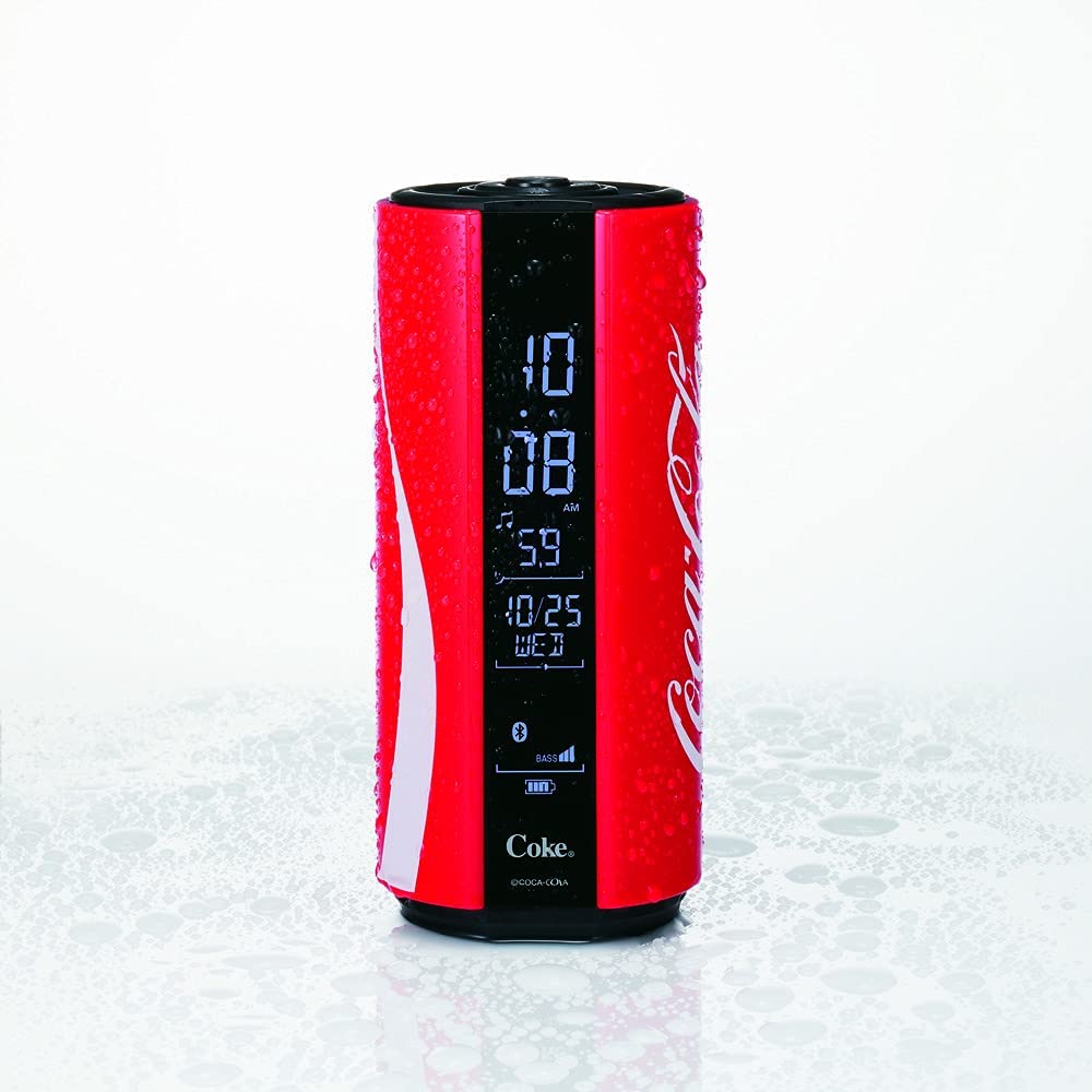 [SEIKO EMBLEM] セイコーエンブレム 目覚まし時計 AC608A ＜ マルチサウンドクロック コカ・コーラ Coca-Cola デジタル 赤 ＞