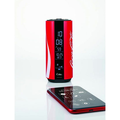 [SEIKO EMBLEM] セイコーエンブレム 目覚まし時計 AC608A ＜ マルチサウンドクロック コカ・コーラ Coca-Cola デジタル 赤 ＞
