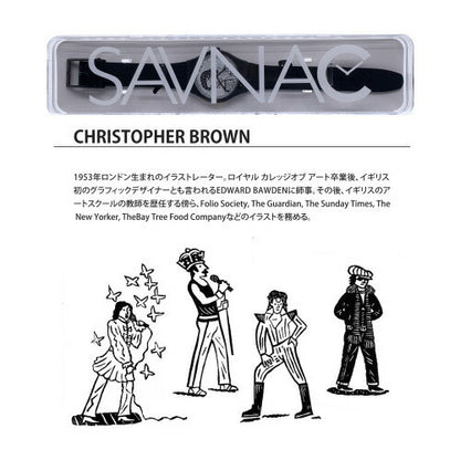 [SAVNAC] サブナック 腕時計 CHRISTOPHER BROWN クリストファーブラウン WATCH ANT01 ＜ アダム アント ウォッチ 時計 デザイン ブラック ＞