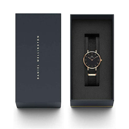 [DANIEL WELLINGTON] ダニエルウェリントン 腕時計 Petite Cornwall Black 28mm DW00100247 ＜ レディース おしゃれ ブラック プレゼント シンプル カジュアル 女性 ＞