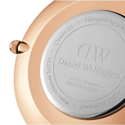 [DANIEL WELLINGTON] ダニエルウェリントン 腕時計 DW00100307 ＜ メンズ レディース ブラック ローズゴールド Petite Ashfield 36mm DW おしゃれ メッシュ ＞