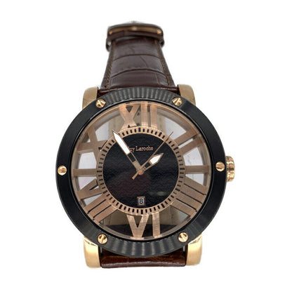 [Guy Laroche] ギ・ラロッシュ 腕時計 クオーツ GS1401-05 ＜ゴールド ブラック ブラン メンズ＞