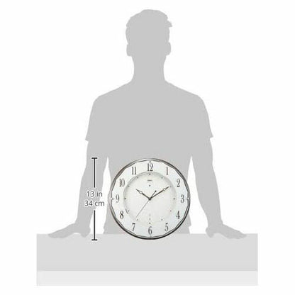 [SEIKO EMBLEM] セイコーエムブレム 掛時計 HS524B ＜ 濃茶 電波 アナログ ＞