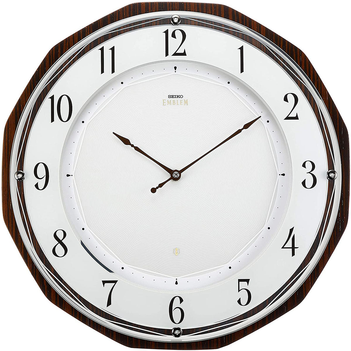 [SEIKO EMBLEM] セイコーエンブレム 掛時計 HS536B ＜ セイコー クロック インテリア 電波クロック 省エネ 薄型 ソーラー ＞