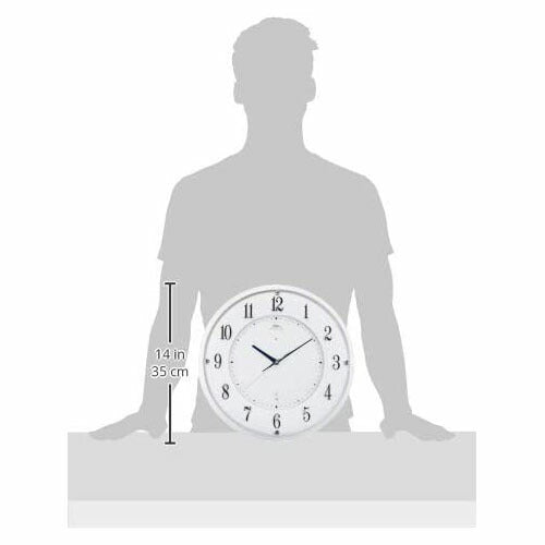 [SEIKO EMBLEM] セイコーエンブレム 掛時計 HS543W ＜ セイコー クロック インテリア 電波クロック 薄型 深みのある「艶やかな白」にサファイアブルーのクリスタルが上品な印象 ＞