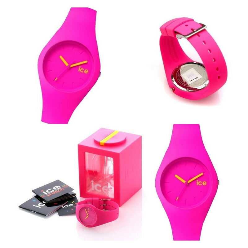 [ICE-WATCH] アイスウォッチ 腕時計 ICE Ora アイスオラ クオーツ ICE.NPK.U.S.15 ＜ ネオンピンク ユニセックス10気圧防水 シリコンラバーベルトウォッチ ＞