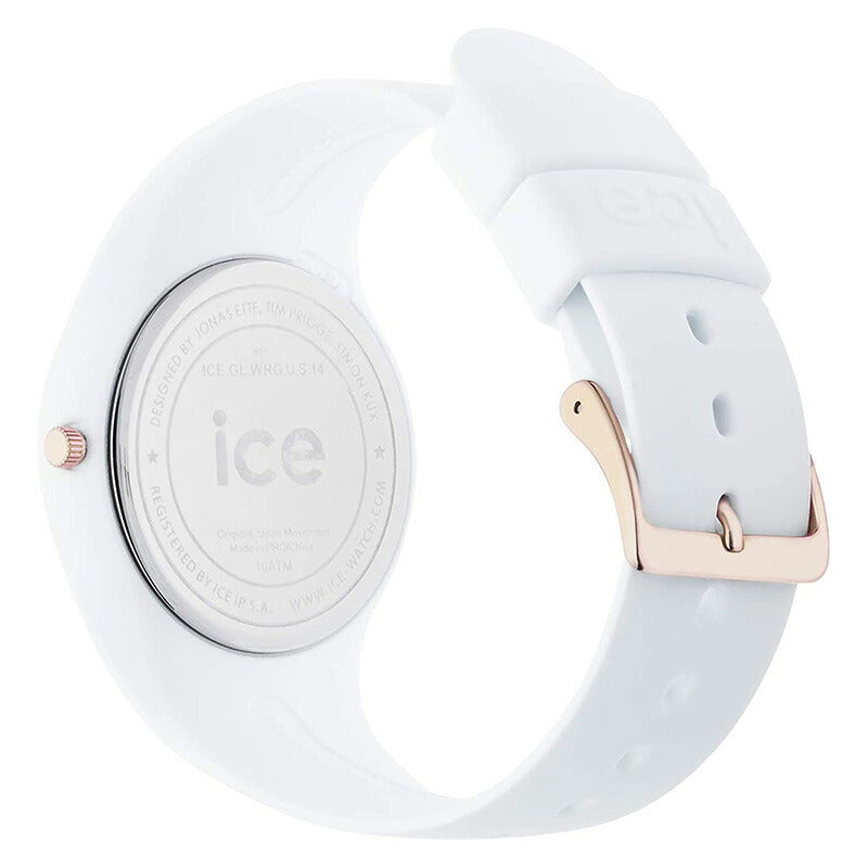 [ICE-WATCH] アイスウォッチ 腕時計 ICE glam アイスグラム ICE.GL.WRG.U.S.14 000978 ＜ ユニセックス ホワイト ローズゴールド ＞