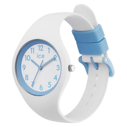 [ICE-WATCH] アイスウォッチ 腕時計 ICE Ola Kids アイスオラキッズ コットン ホワイト スモール 014425 ＜ レディース キッズ ホワイト ブルー ＞