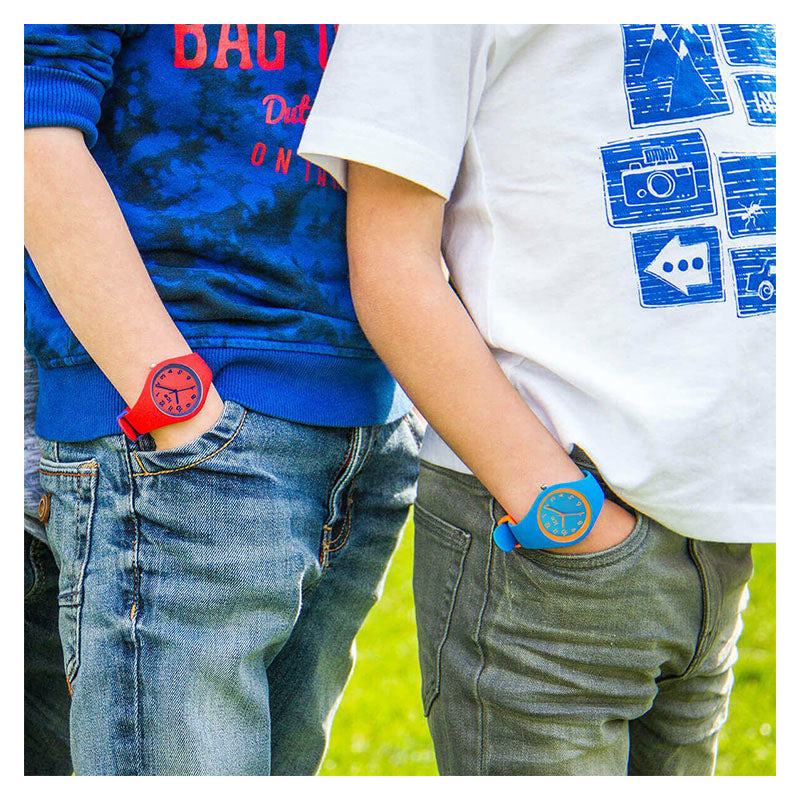 [ICE-WATCH] アイスウォッチ 腕時計 ICE Ola Kids アイスオラキッズ ロボット スモール 014428 ＜ レディース ボーイズ キッズ ブルー オレンジ ＞