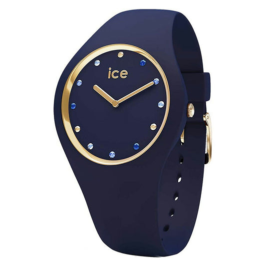 [ICE-WATCH] アイスウォッチ 腕時計 ICE cosmos アイスコスモ スワロフスキー 32mm 016301 ＜ Star Deep blue ブルー スモールサイズ レディース ＞