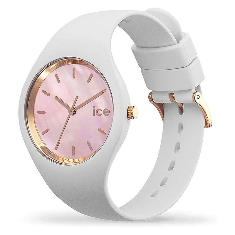 [ICE-WATCH] アイスウォッチ 腕時計 ICE pearl アイスパール ホワイト ピンク スモール 016939 ＜ レディース ＞