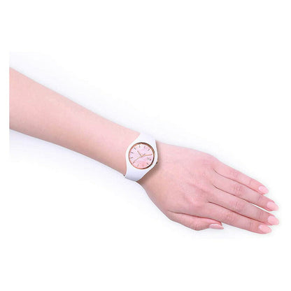 [ICE-WATCH] アイスウォッチ 腕時計 ICE pearl アイスパール ホワイト ピンク スモール 016939 ＜ レディース ＞