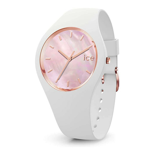 [ICE-WATCH] アイスウォッチ 腕時計 ICE pearl アイスパール ホワイト ピンク スモール 016939 ＜ レディース ＞