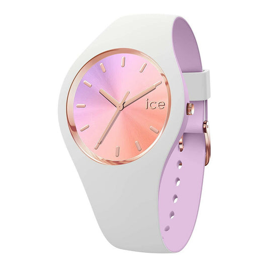 [ICE-WATCH] アイスウォッチ 腕時計 ICE duo chic アイスデュオ シック ホワイトオーキッド スモール 016978 ＜ レディース ＞