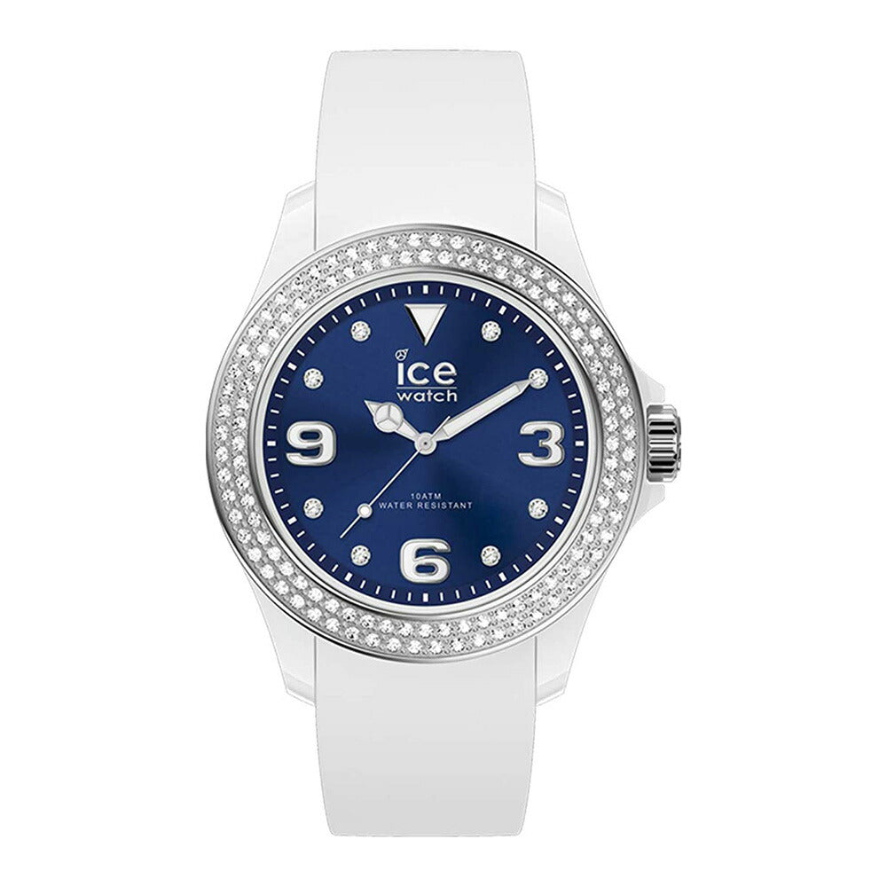 [ICE-WATCH] アイスウォッチ 腕時計 ICE star アイススター ホワイト ディープブルー スムーズ スモール 017234 ＜ レディース ＞
