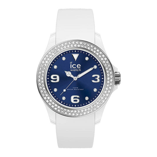 [ICE-WATCH] アイスウォッチ 腕時計 ICE star アイススター ホワイト ディープブルー スムーズ スモール 017234 ＜ レディース ＞