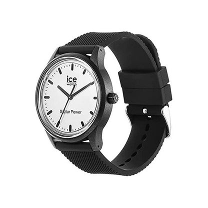 [ICE-WATCH] アイスウォッチ 腕時計 ICE solar power アイスソーラーパワー ムーン メッシュストラップ ミディアム 018391 ＜ レディース メンズ 男女兼用 ユニセックス ブラック 太陽電池 ＞