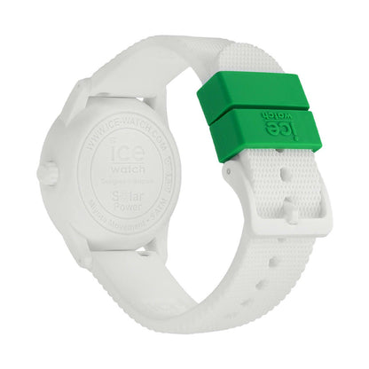[ICE-WATCH] アイスウォッチ 腕時計 ICE solar power アイスソーラーパワー ネイチャーナンバーズ スモール 018739 ＜ ユニセックス レディース メンズ ホワイト 緑 グリーン 太陽電池 ＞