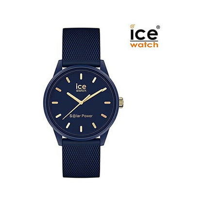 [ICE-WATCH] アイスウォッチ 腕時計 ICE solar power アイスソーラーパワー ネイビーゴールド スモール 018743 ＜ レディース クォーツ 太陽電池 ＞