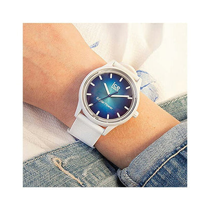 [ICE-WATCH] アイスウォッチ 腕時計 ICE solar power アイスソーラーパワー アビス スモール 019029 ＜ レディース ホワイト ネイビー 太陽電池 クォーツ ＞