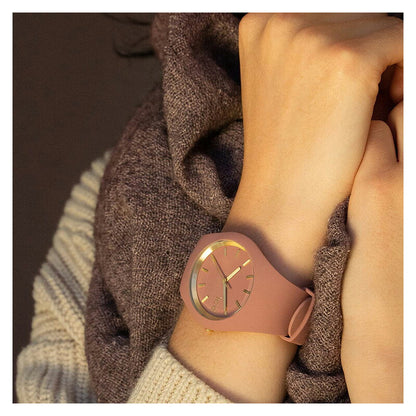 [ICE-WATCH] アイスウォッチ 腕時計 ICE glam brushed アイスグラム ブラッシュド フォールローズ スモール 019524 ＜ レディース ピンク ＞