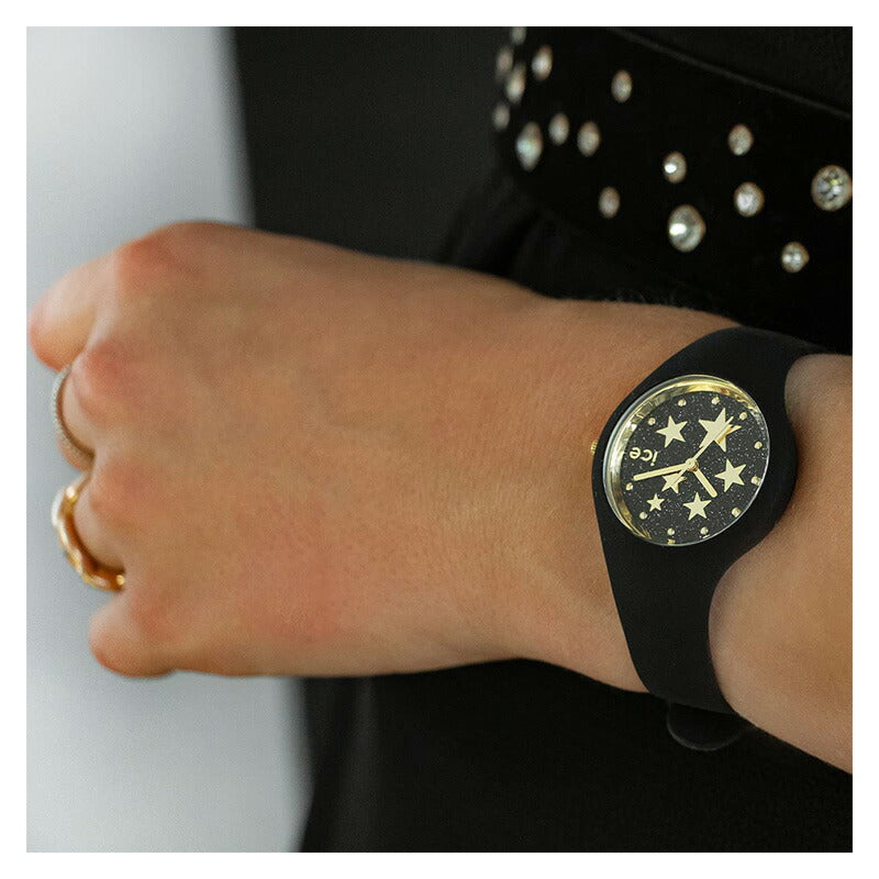 [ICE-WATCH] アイスウォッチ 腕時計 ICE glam rock ブラックスターズ スモール 019855 ＜ レディース ＞