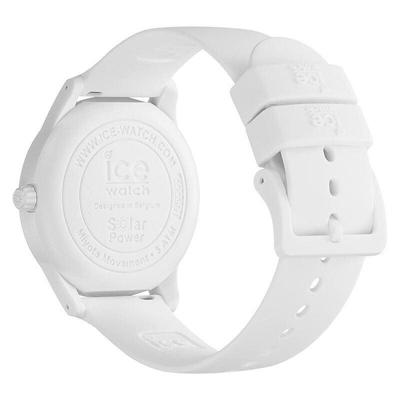 [ICE-WATCH] アイスウォッチ 腕時計 ICE solar power アイスソーラーパワー ホワイトゴールド ミディアム 020301 ＜ レディース メンズ 男女兼用 ユニセックス 太陽電池 ＞