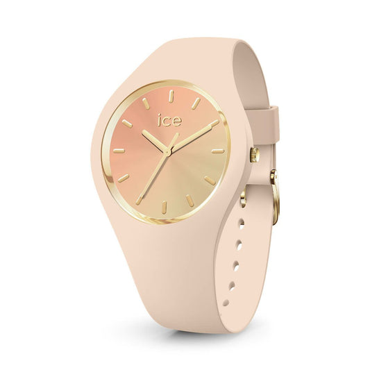 [ICE-WATCH] アイスウォッチ 腕時計 ICE sunset アイスサンセット ヌード ミディアム 020638 ＜ レディース メンズ 男女兼用 ユニセックス クリームカラー ベージュ色 グラデーション イエローゴールド ＞