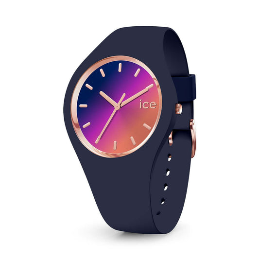 [ICE-WATCH] アイスウォッチ 腕時計 ICE sunset アイスサンセット ナイトピンク ド スモール 020641 ＜ レディース パープル ネイビー ＞