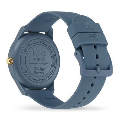 [ICE-WATCH] アイスウォッチ 腕時計 ICE solar power アイスソーラーパワー アーティックブルー ミディアム 020656 ＜ レディース メンズ 男女兼用 ユニセックス 青 ブルー ゴールド 太陽電池 ＞