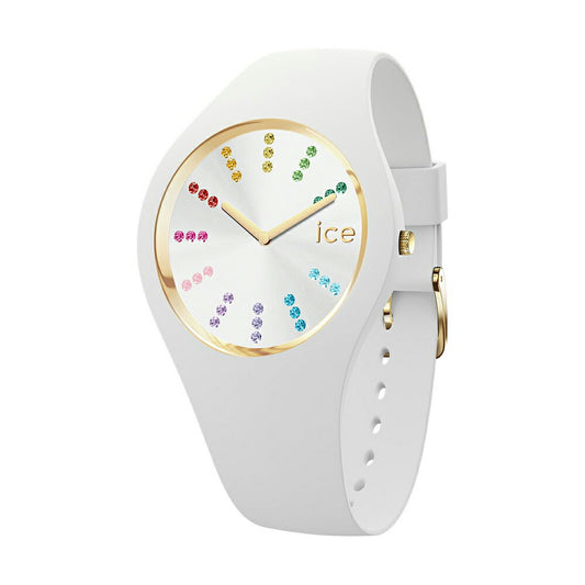 [ICE-WATCH] アイスウォッチ 腕時計 ICE cosmos アイスコスモ ホワイトレインボー スモール 021342 ＜ レディース 34mm ＞
