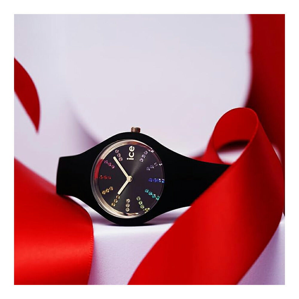 [ICE-WATCH] アイスウォッチ 腕時計 ICE cosmos アイスコスモ ブラックレインボー スモール 021343 ＜ レディース 34mm ＞