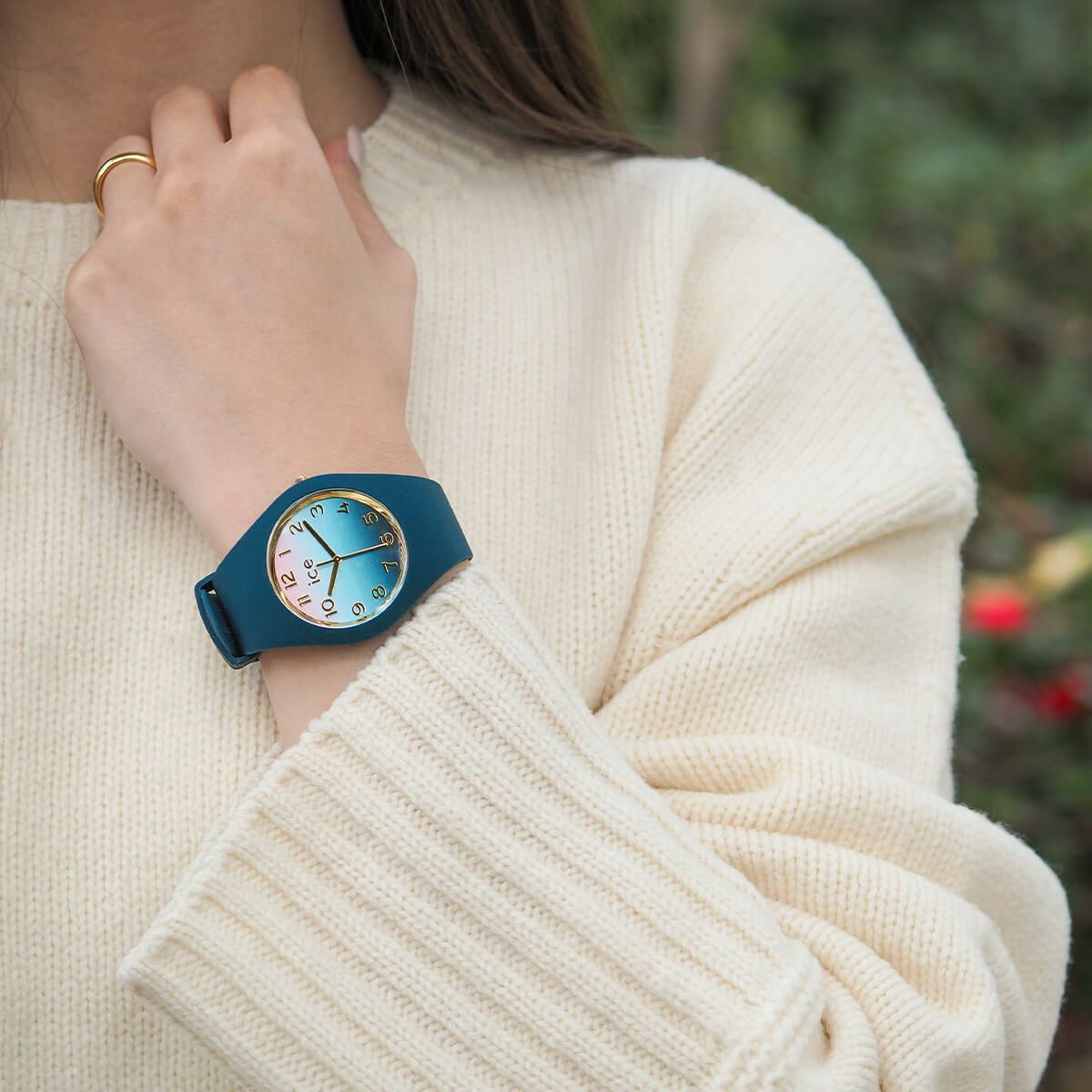 [ICE-WATCH] アイスウォッチ 腕時計 ICE horizon アイスホライズン ベルディグリーン ミディアム 021354 ＜ レディース メンズ 男女兼用 ユニセックス グリーン ＞