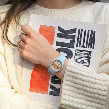 [ICE-WATCH] アイスウォッチ 腕時計 ICE horizon アイスホライズン ブルーゴールド スモール 021358 ＜ レディース ブルー ゴールド ＞