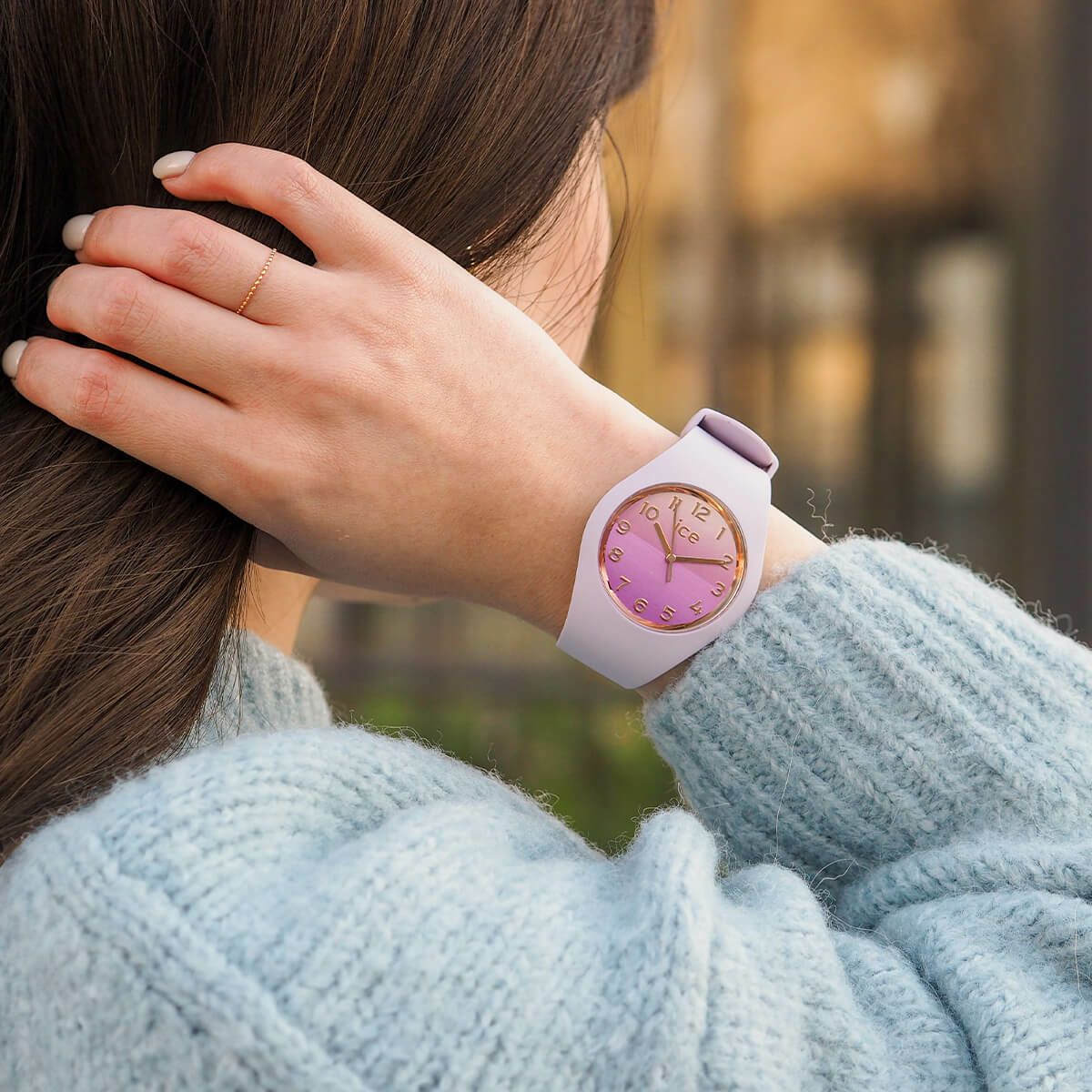 [ICE-WATCH] アイスウォッチ 腕時計 ICE horizon アイスホライズン オーキッド ミディアム 021354 ＜ レディース メンズ 男女兼用 ユニセックス パープル ＞