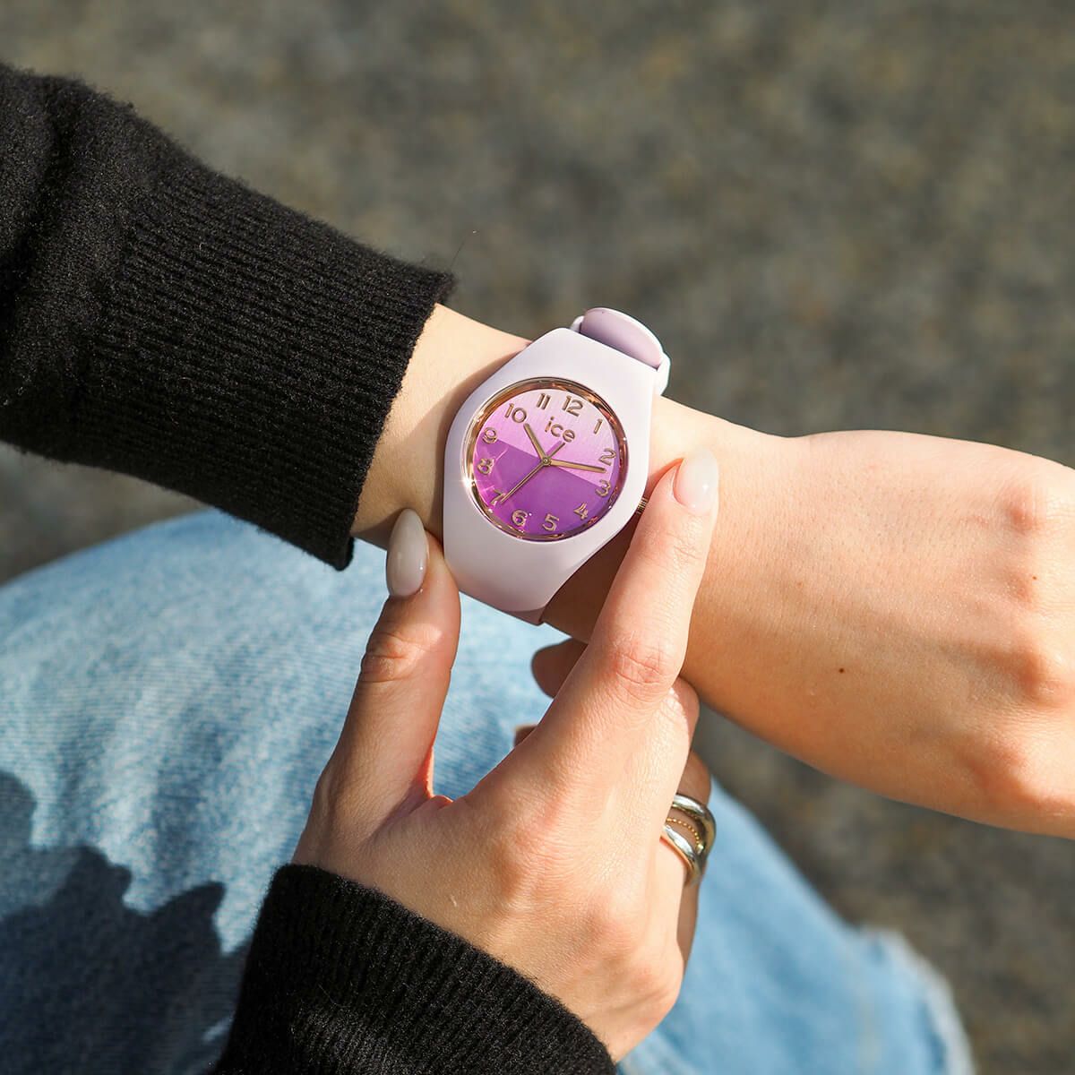 [ICE-WATCH] アイスウォッチ 腕時計 ICE horizon アイスホライズン オーキッド ミディアム 021354 ＜ レディース メンズ 男女兼用 ユニセックス パープル ＞