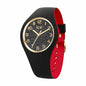 [ICE-WATCH] アイスウォッチ 腕時計 ICE loulou ブラックグリッターシック スモール 022326 ＜ レディース ブラック レッド ゴールド ＞