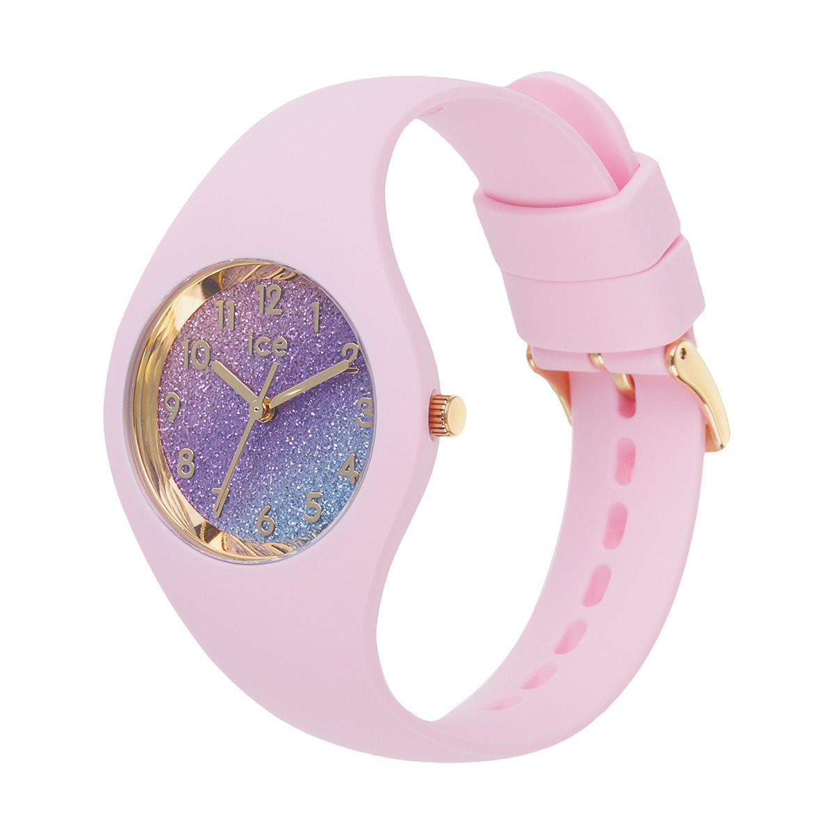 [ICE-WATCH] アイスウォッチ 腕時計 ICE glitter ピンクコズミック スモール 022569 ＜ レディース ピンク パープル ＞