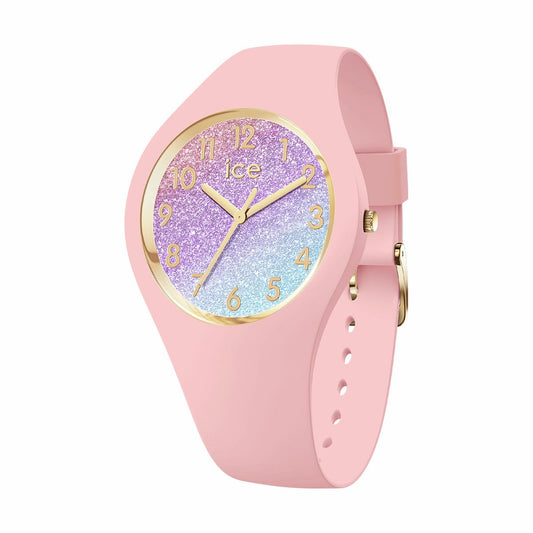 [ICE-WATCH] アイスウォッチ 腕時計 ICE glitter ピンクコズミック スモール 022569 ＜ レディース ピンク パープル ＞
