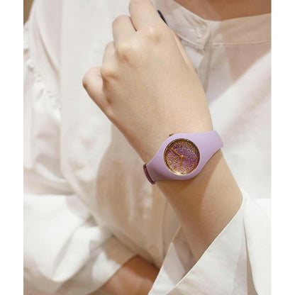 [ICE-WATCH] アイスウォッチ 腕時計 ICE glitter ライラックコズミック スモール 022570 ＜ レディース パープル パープル ＞