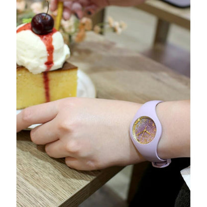[ICE-WATCH] アイスウォッチ 腕時計 ICE glitter ライラックコズミック スモール 022570 ＜ レディース パープル パープル ＞