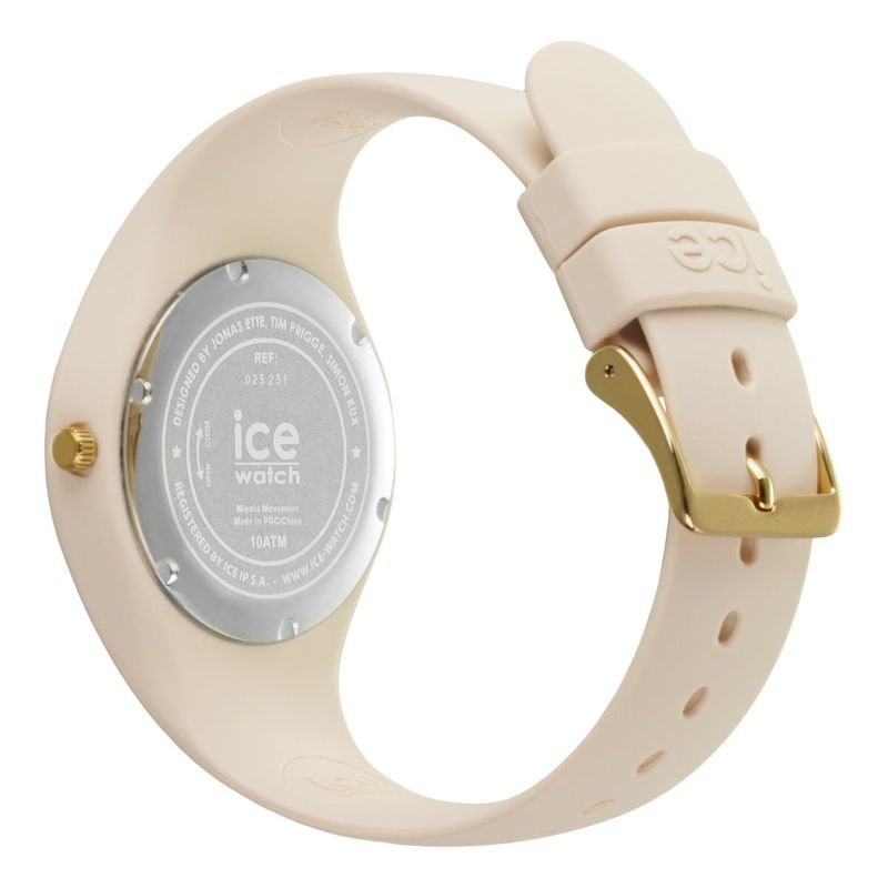 [ICE-WATCH] アイスウォッチ 腕時計 ICE CHAMPAGNE スモール＋ 025251 ＜ ユニセックス メンズ レディース アーモンドスキン 正規代理店 シリコン 防水 3針 37mm 10気圧防水 ＞