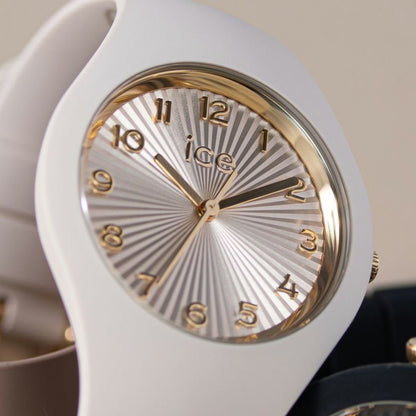 [ICE-WATCH] アイスウォッチ 腕時計 ICE CHAMPAGNE スモール＋ 025251 ＜ ユニセックス メンズ レディース アーモンドスキン 正規代理店 シリコン 防水 3針 37mm 10気圧防水 ＞