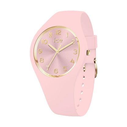[ICE-WATCH] アイスウォッチ 腕時計 ICE CHAMPAGNE スモール＋ 025253 ＜ ユニセックス メンズ レディース ソフトピンク 正規代理店 シリコン 防水 3針 37mm 10気圧防水 ＞