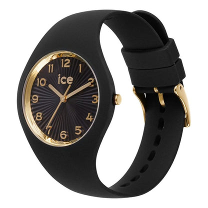 [ICE-WATCH] アイスウォッチ 腕時計 ICE CHAMPAGNE スモール＋ 025257 ＜ ユニセックス メンズ レディース ブラック 正規代理店 シリコン 防水 3針 37mm 10気圧防水 ＞