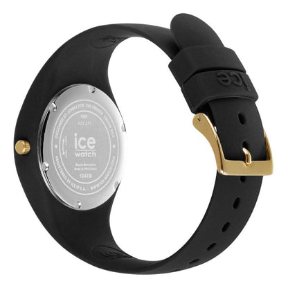 [ICE-WATCH] アイスウォッチ 腕時計 ICE CHAMPAGNE スモール＋ 025257 ＜ ユニセックス メンズ レディース ブラック 正規代理店 シリコン 防水 3針 37mm 10気圧防水 ＞