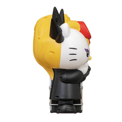 [SEIKO] セイコー クロック 目覚まし時計 YOSHIKIのささやきボイスで目ざめる 「yoshikitty」の目ざまし時計 JF385A ＜ ブラック ハローキティ おしゃべり アラーム X JAPAN ＞