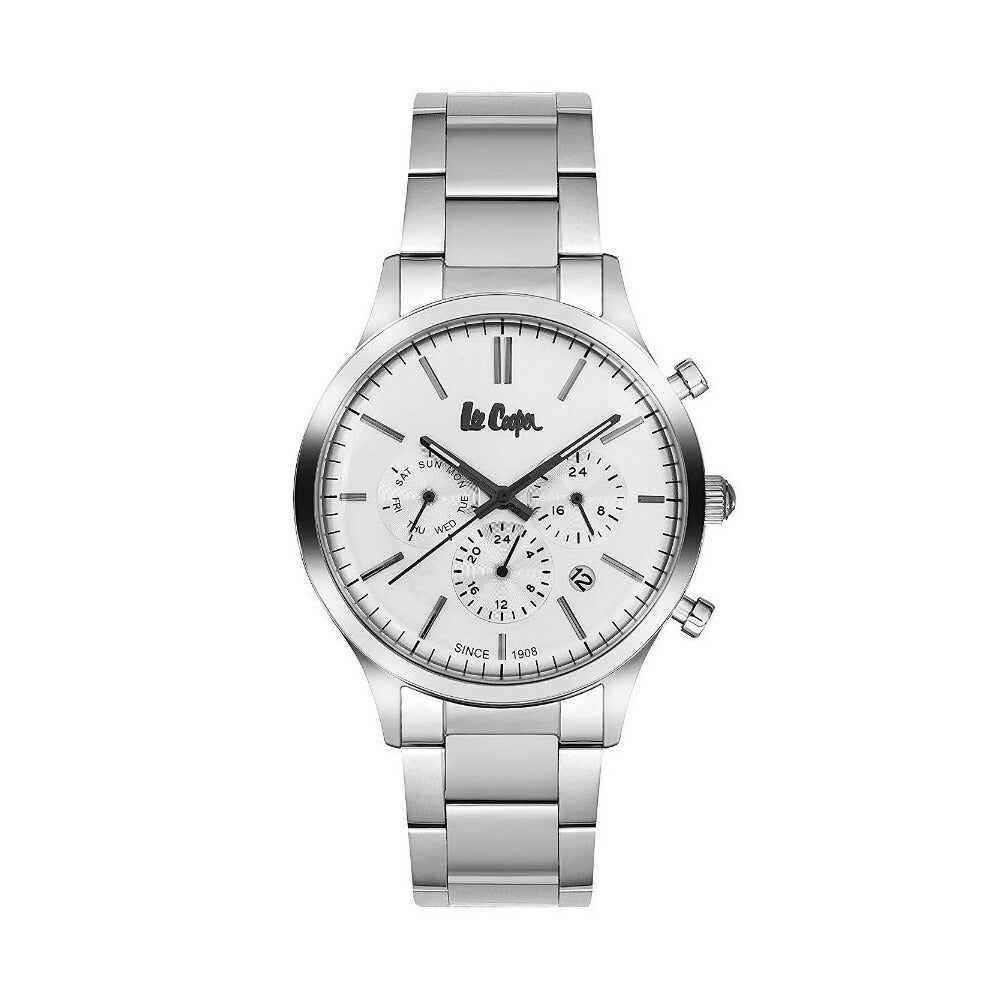 [Lee Cooper] リークーパー 腕時計 LC6295.330 ＜ メンズ シルバー ＞
