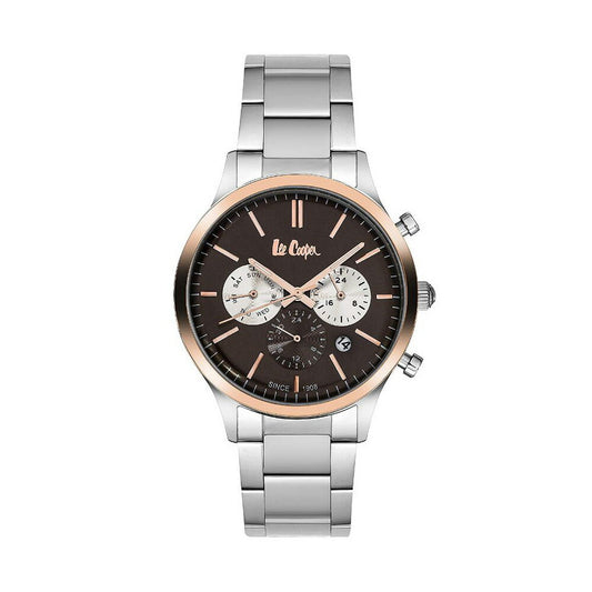 [Lee Cooper] リークーパー 腕時計 LC6295.540 ＜ メンズ シルバー ＞
