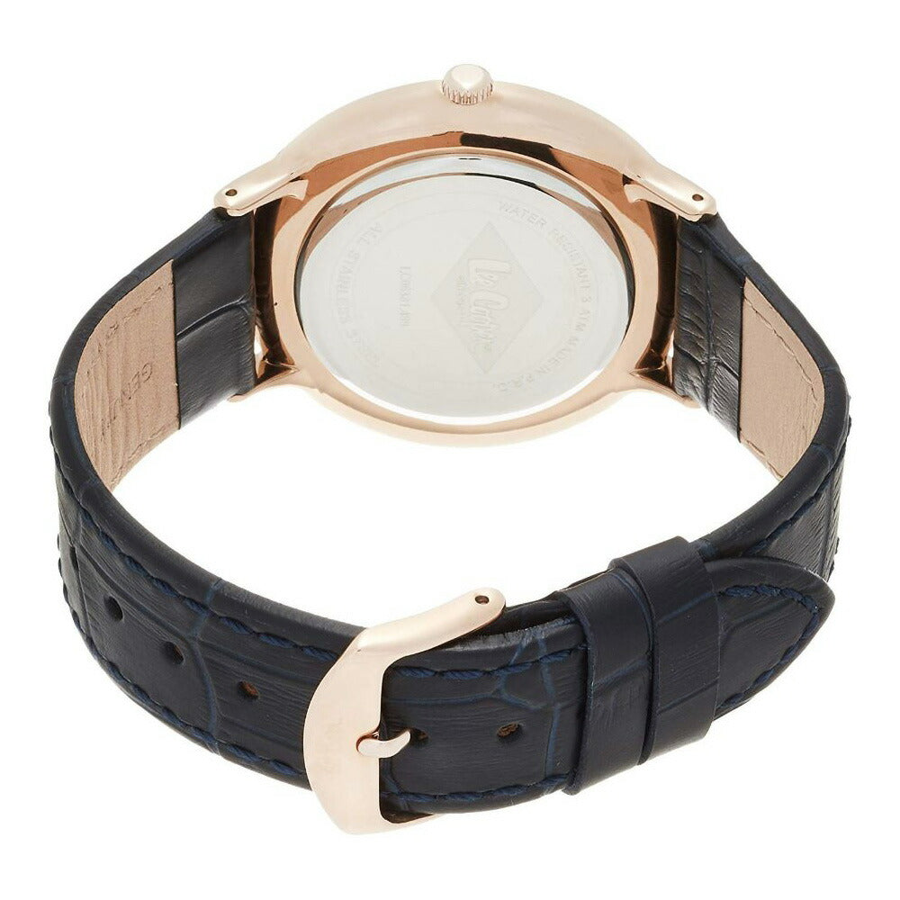 [Lee Cooper] リークーパー 腕時計 LC6381.499 ＜ レディース ブラック ブルー ＞